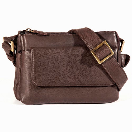 Derek Alexander MT-1543 MUSTANG- Top Zip Cross Body Bag