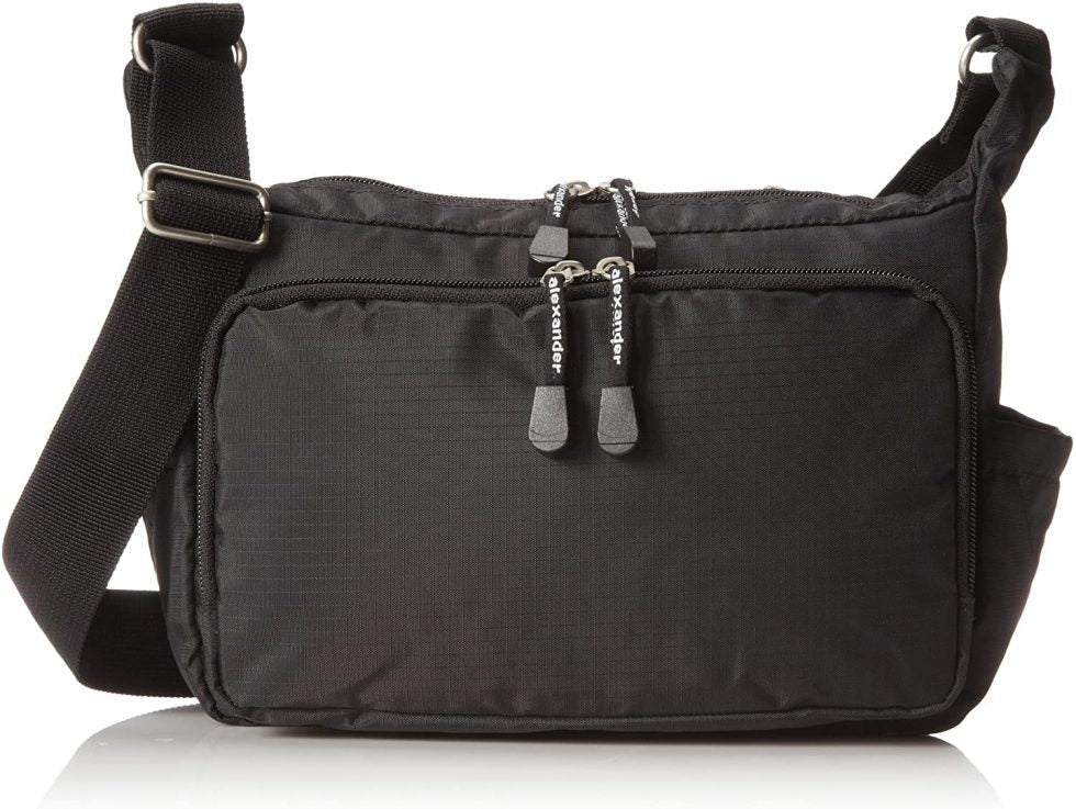 Derek Alexander  PW-20185 NYLON - Top Zip Full Front Pocket Organizer