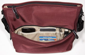 Derek Alexander PW-20575 NYLON- TABLET FRIENDLY TOP ZIP W/REMOVABLE STRAP