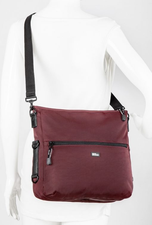 Derek Alexander PW-20575 NYLON- TABLET FRIENDLY TOP ZIP W/REMOVABLE STRAP