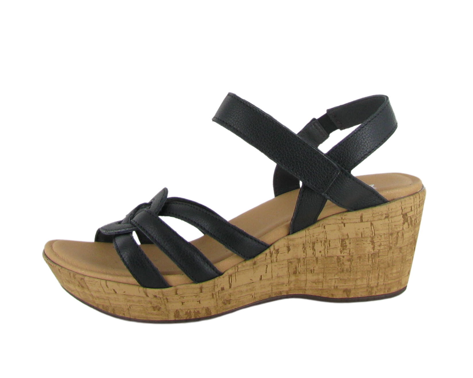 NAOT Tropical Black 112113 BA6-Wedge Sandals