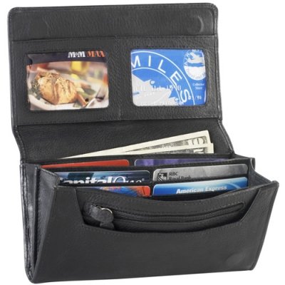 Derek Alexander CP-8472 Large Multi-Compartment Clutch Wallet